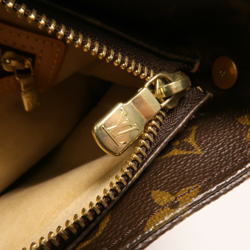 LOUIS VUITTON Monogram Looping GM金扣肩背袋-13