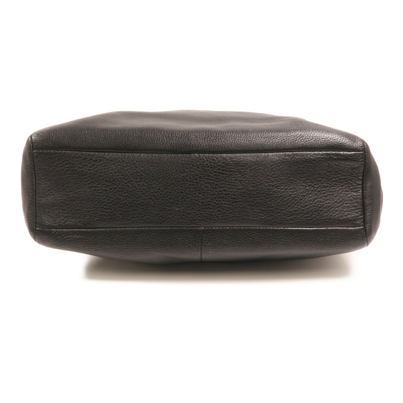 COACH 牛皮皮革Shoulder Bag金扣手挽肩背兩用袋-3