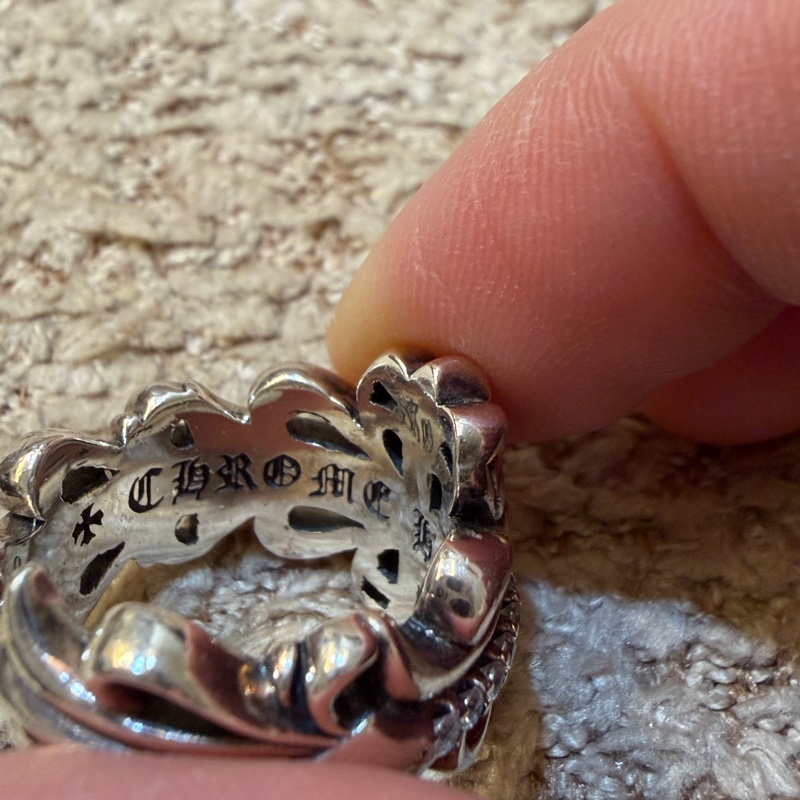 克羅心水鑽戒子-4