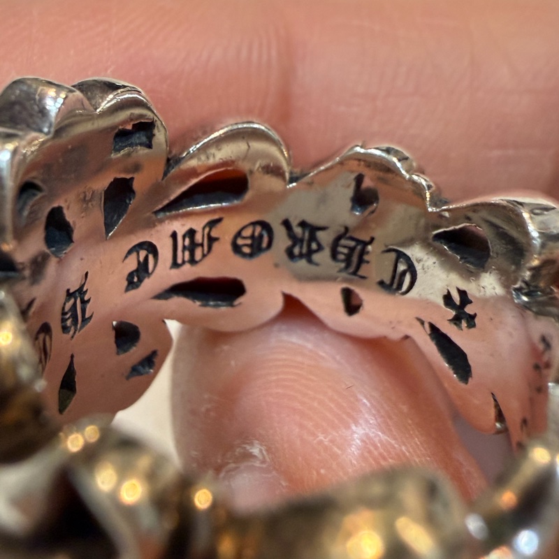 克羅心水鑽戒子-15