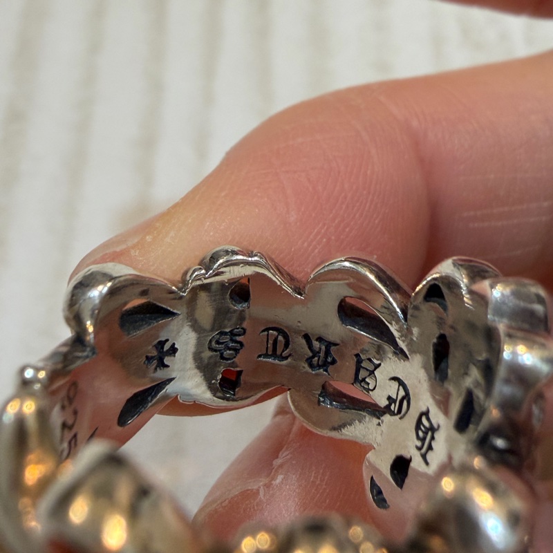 克羅心水鑽戒子-16