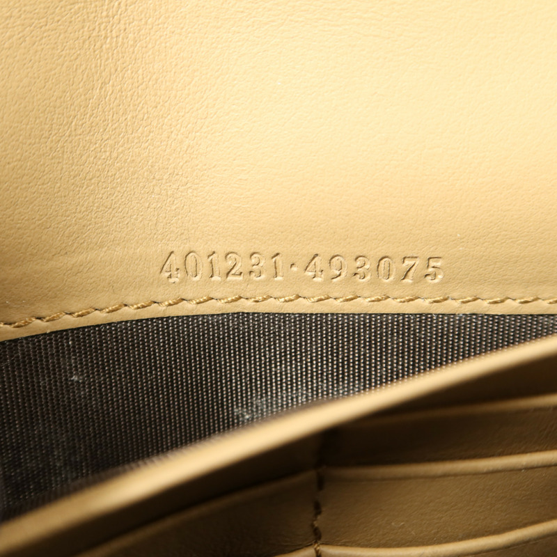 GUCCI 塗層帆布Dionysus GG銀扣鏈帶肩背袋-6