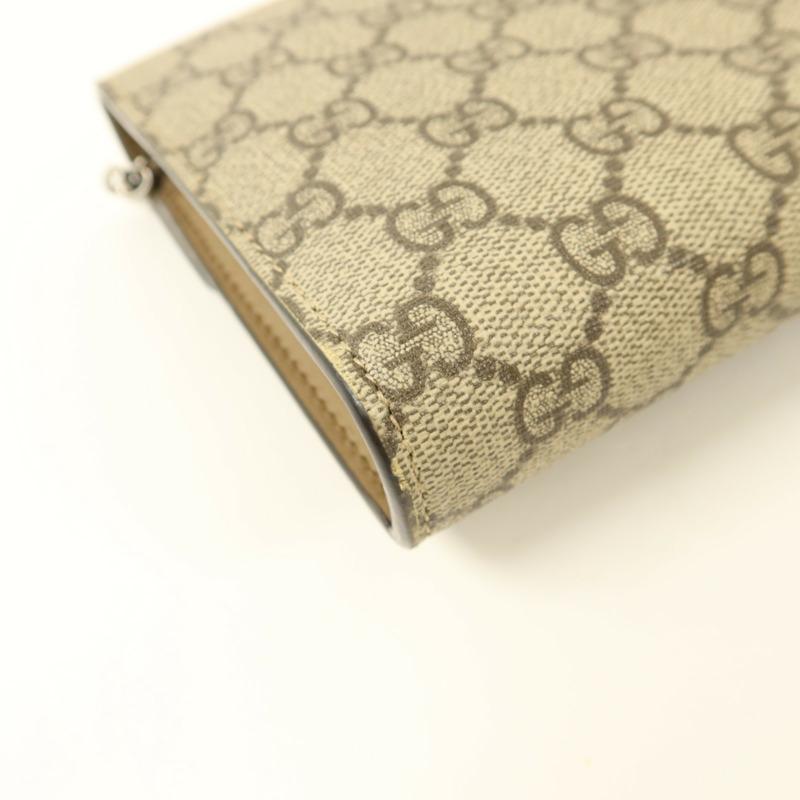 GUCCI 塗層帆布Dionysus GG銀扣鏈帶肩背袋-14