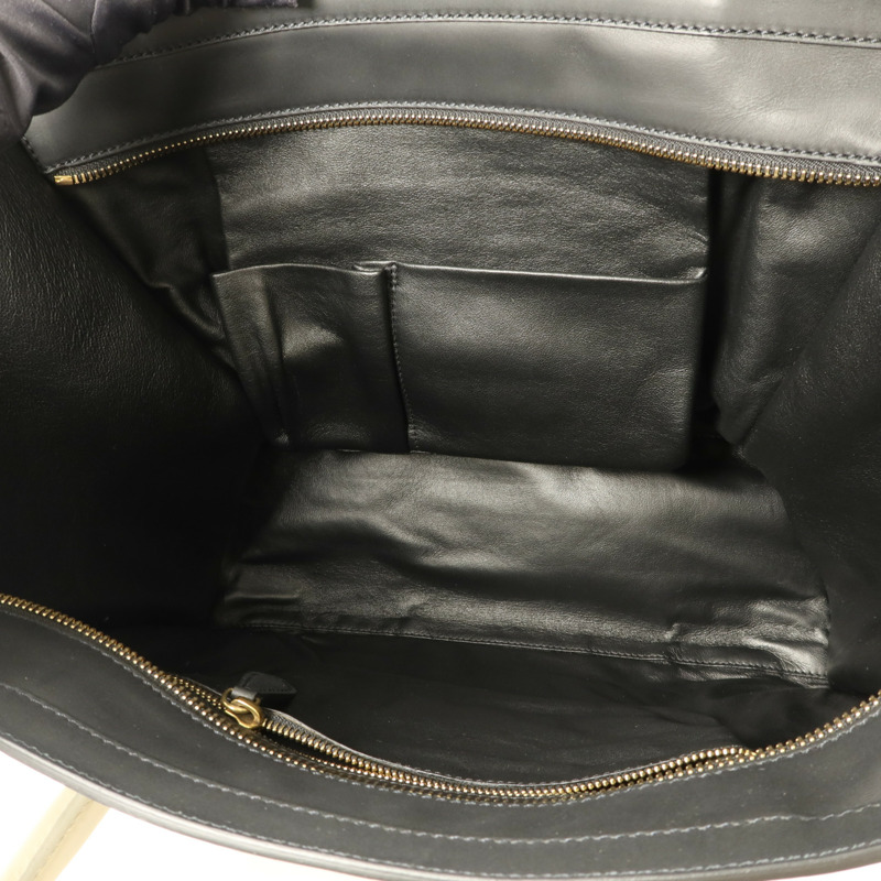 CELINE 牛皮皮革Medium Luggage金扣肩背袋-4