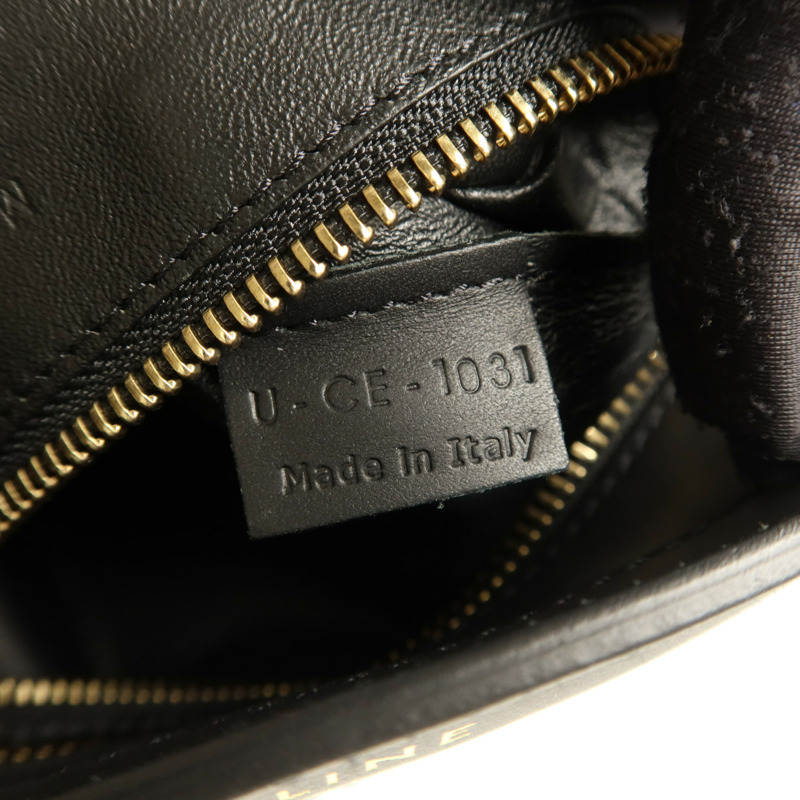 CELINE 牛皮皮革Medium Luggage金扣肩背袋-7