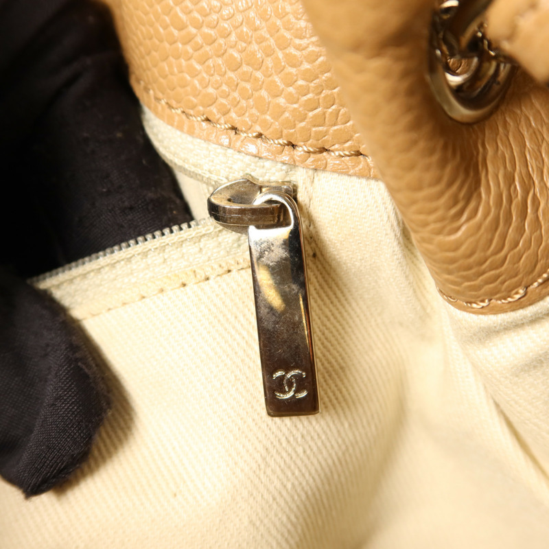 CHANEL 牛皮皮革Shoulder Bag銀扣鏈帶肩背袋-8