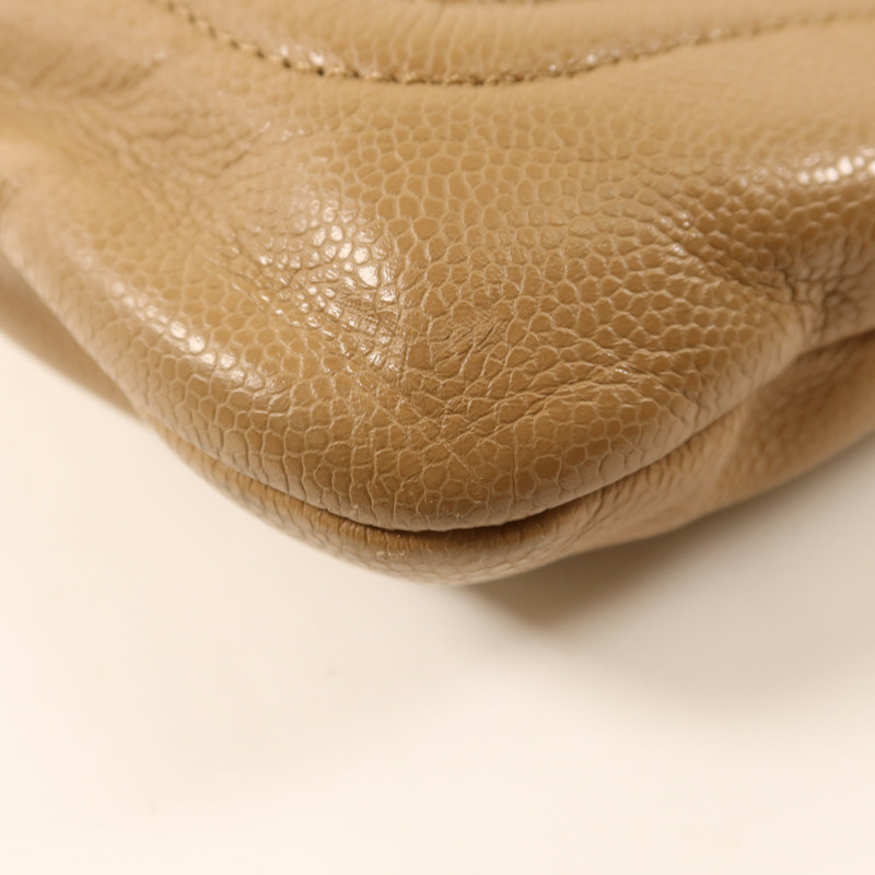 CHANEL 牛皮皮革Shoulder Bag銀扣鏈帶肩背袋-11