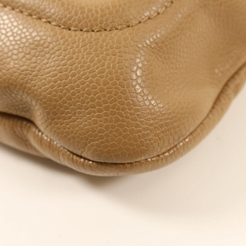 CHANEL 牛皮皮革Shoulder Bag銀扣鏈帶肩背袋-12