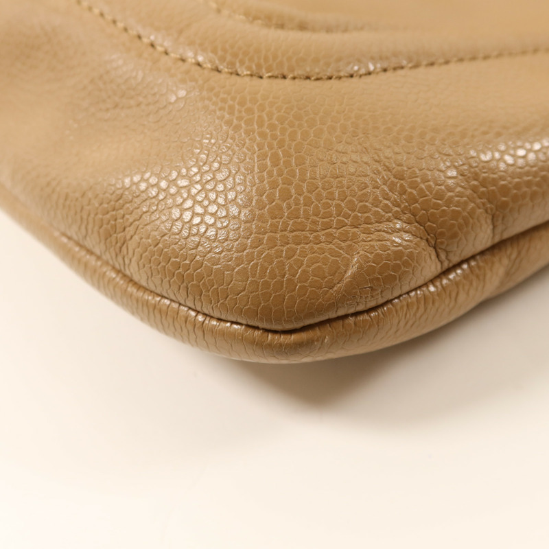 CHANEL 牛皮皮革Shoulder Bag銀扣鏈帶肩背袋-13