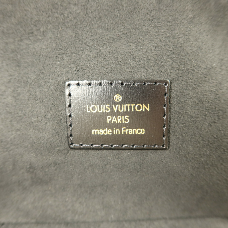 LOUIS VUITTON Monogram Reverse Vanity PM金扣手挽肩背兩用袋棕色-5