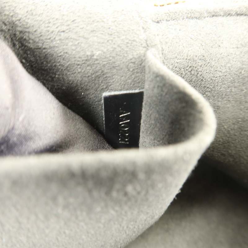 LOUIS VUITTON Monogram Reverse Vanity PM金扣手挽肩背兩用袋棕色-6