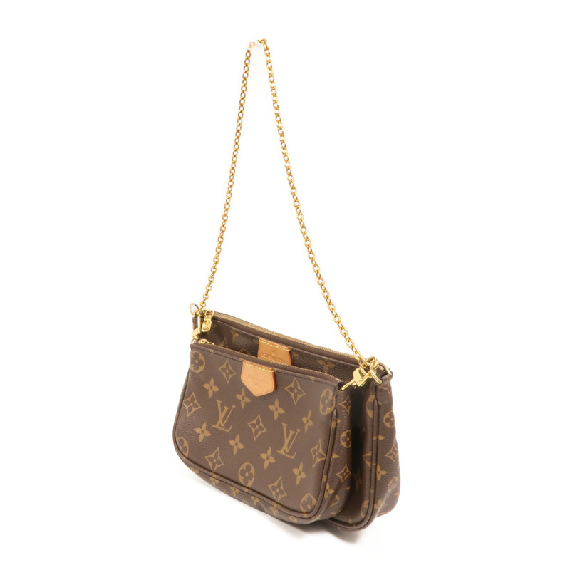 LOUIS VUITTON Monogram Multi Pochette Accessoires金扣手挽肩背兩用袋-2
