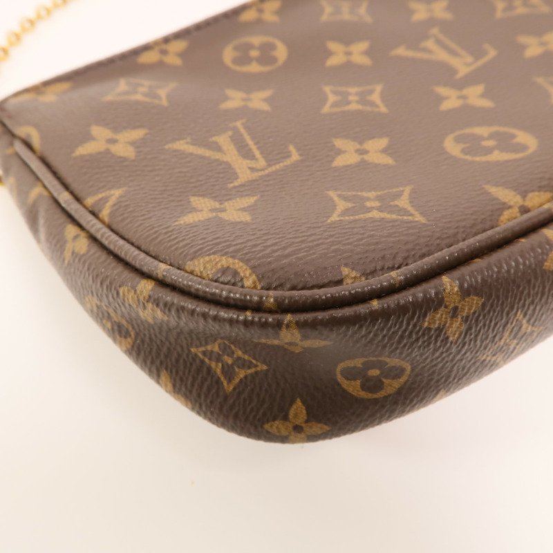 LOUIS VUITTON Monogram Multi Pochette Accessoires金扣手挽肩背兩用袋-12
