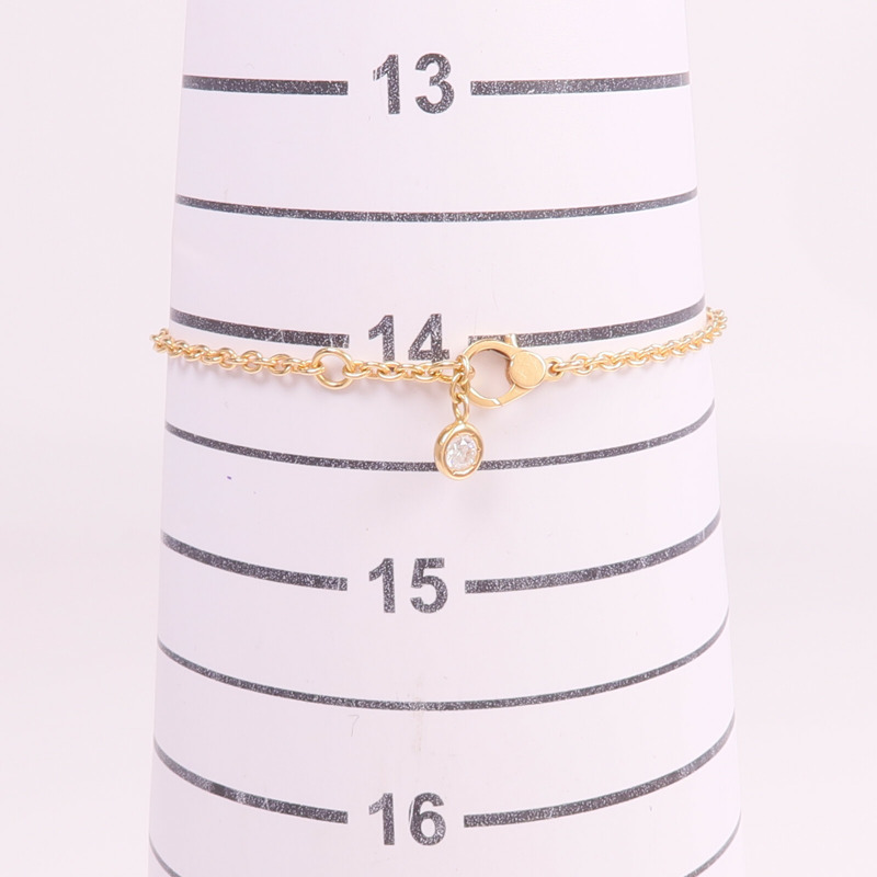 HERMES 18K玫瑰金Finesse Bracelet鑽石手鏈-9