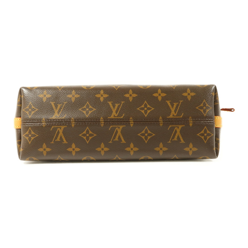 LOUIS VUITTON Monogram Carry All BB金扣鏈帶肩背袋-3