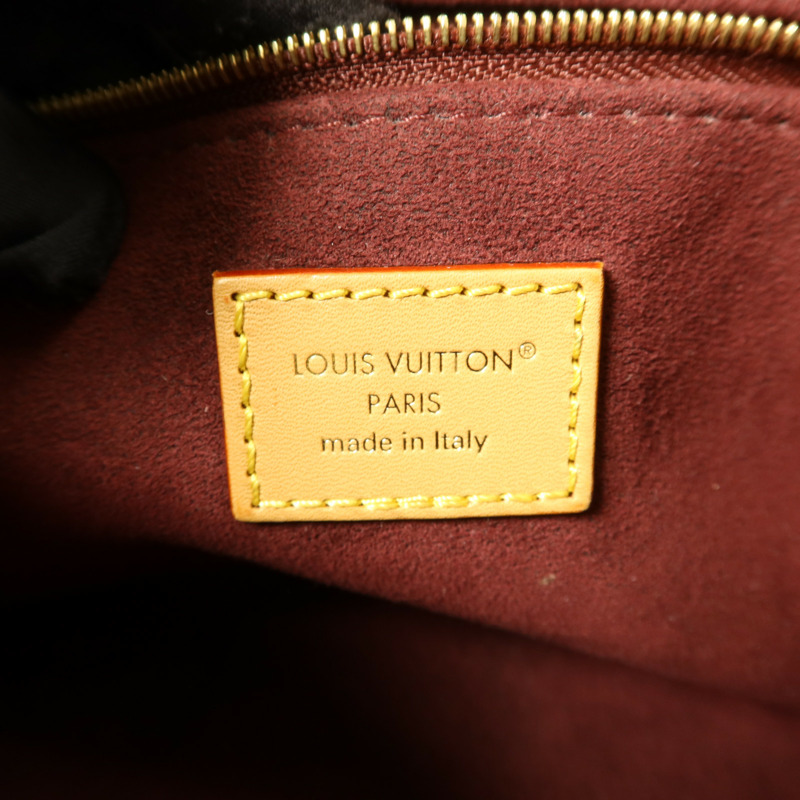 LOUIS VUITTON Monogram Carry All BB金扣鏈帶肩背袋-5
