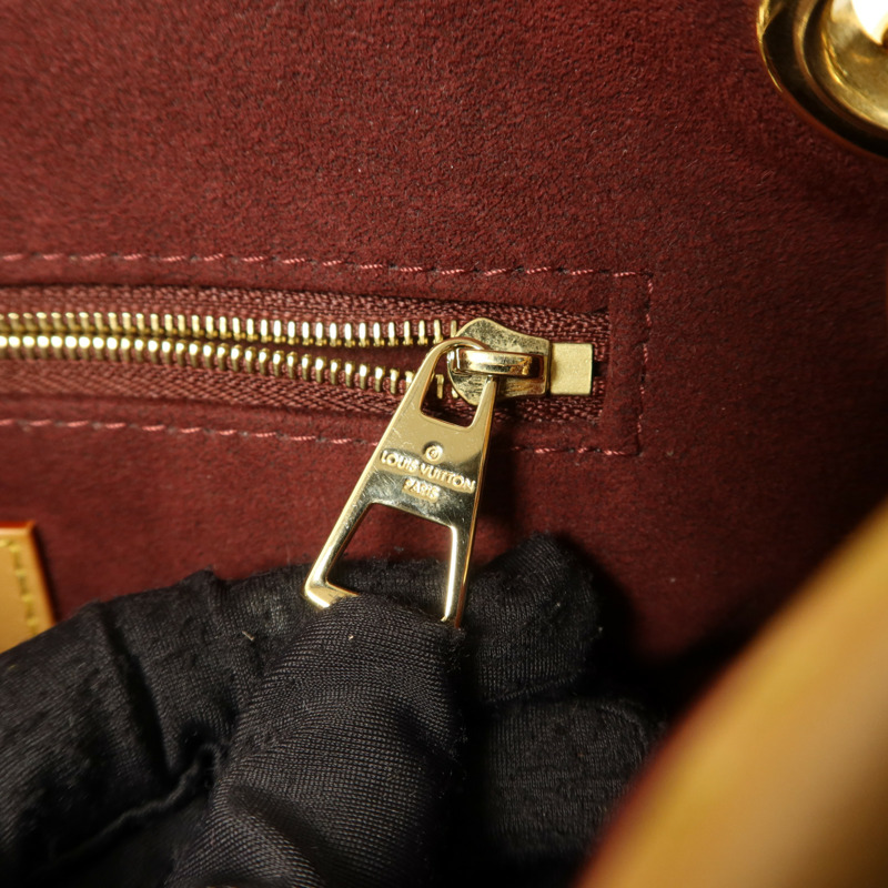 LOUIS VUITTON Monogram Carry All BB金扣鏈帶肩背袋-8