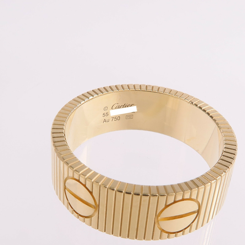 CARTIER 18K黃金Love Unlimited Ring戒指Cartier#55/US#7.5-4