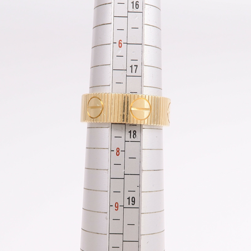CARTIER 18K黃金Love Unlimited Ring戒指Cartier#55/US#7.5-5
