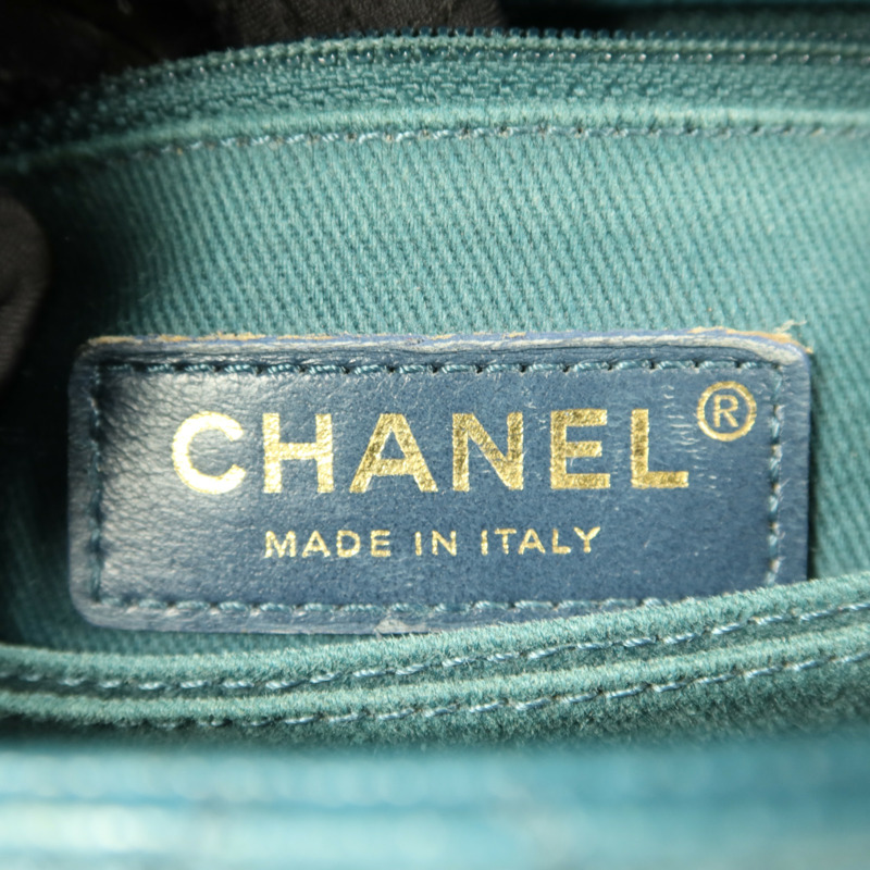 CHANEL 牛皮皮革Coco Handle Small金扣手挽肩背兩用袋-5