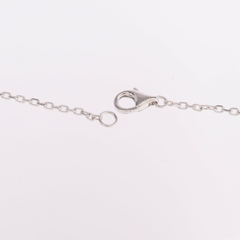 CARTIER 18K白金Love Pendant鑽石項鍊-5