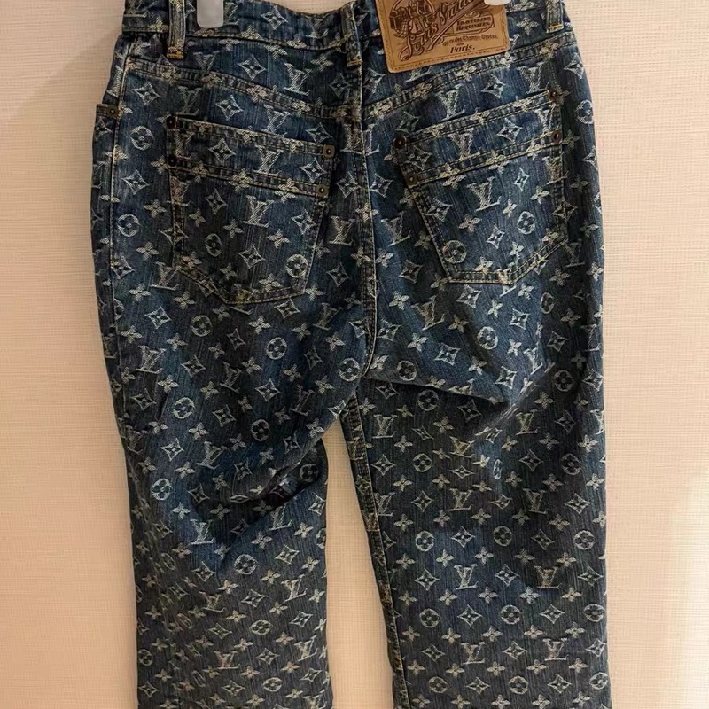 Lv老花短袖和七分褲38碼-2