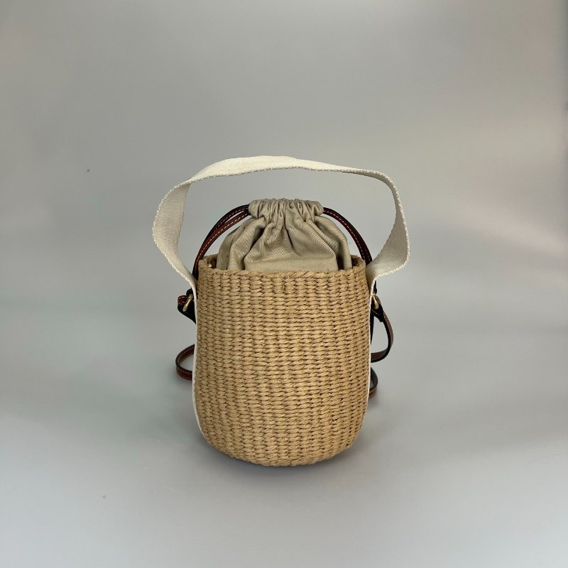 CHLOE WOODY草編包-1