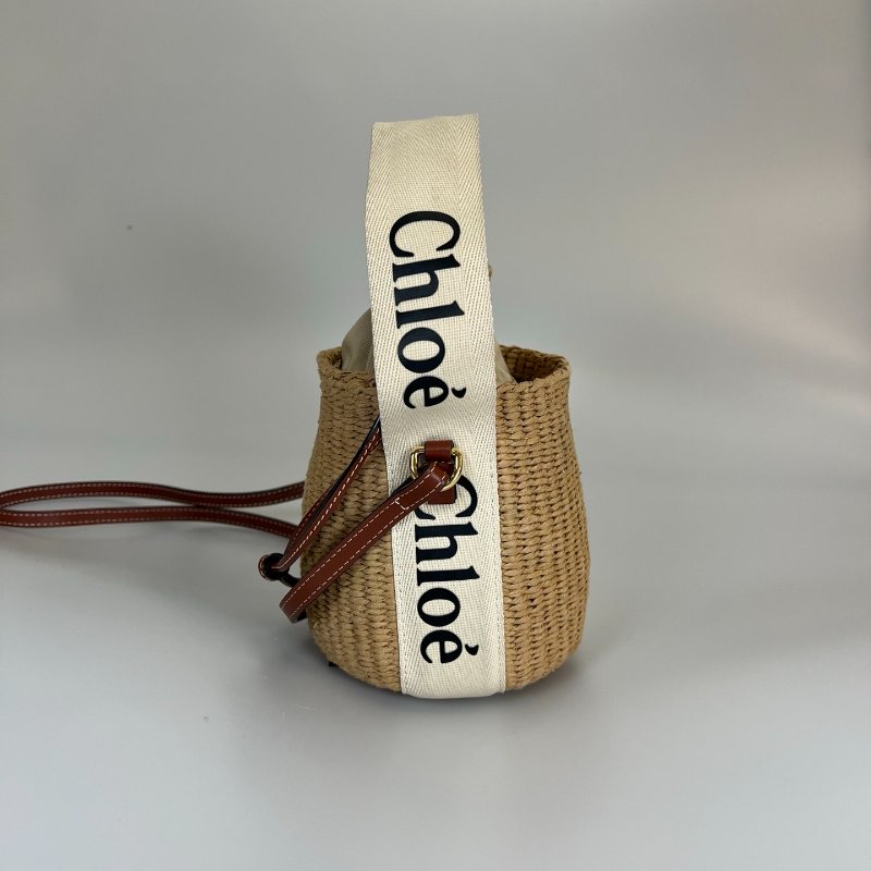 CHLOE WOODY草編包-2