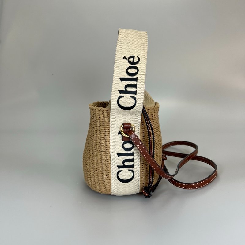 CHLOE WOODY草編包-3