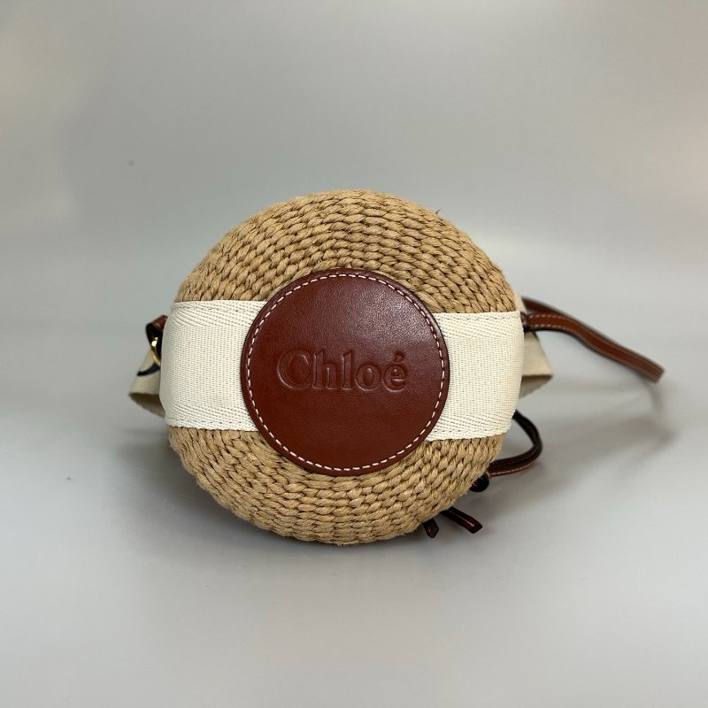 CHLOE WOODY草編包-4