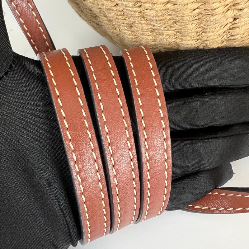 CHLOE WOODY草編包-10