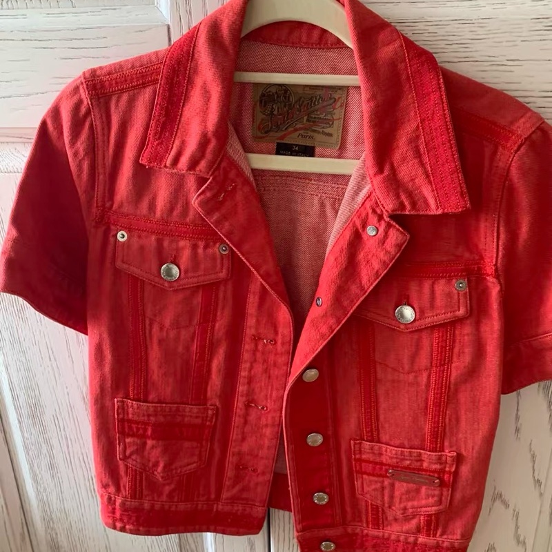 Lv牛仔短袖34碼-0