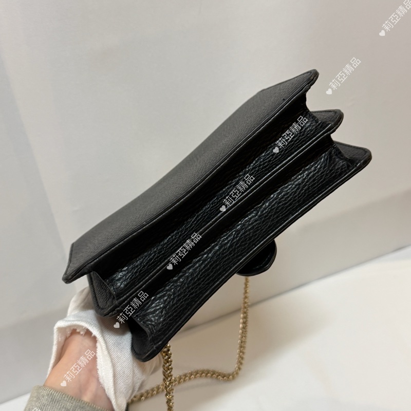 莉亞精品♡ Gucci 風琴鏈條包 二手美包-4