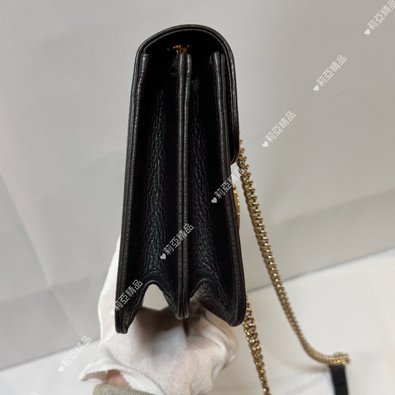 莉亞精品♡ Gucci 風琴鏈條包 二手美包-7