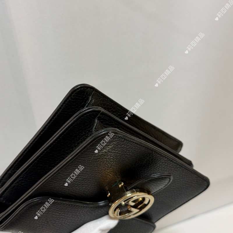 莉亞精品♡ Gucci 風琴鏈條包 二手美包-8