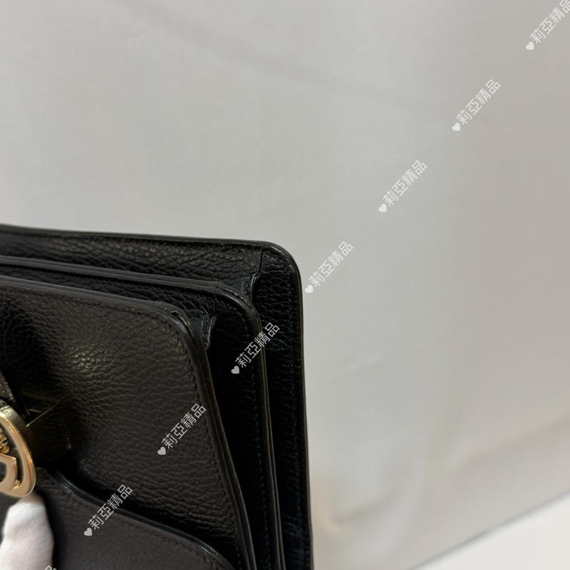 莉亞精品♡ Gucci 風琴鏈條包 二手美包-9