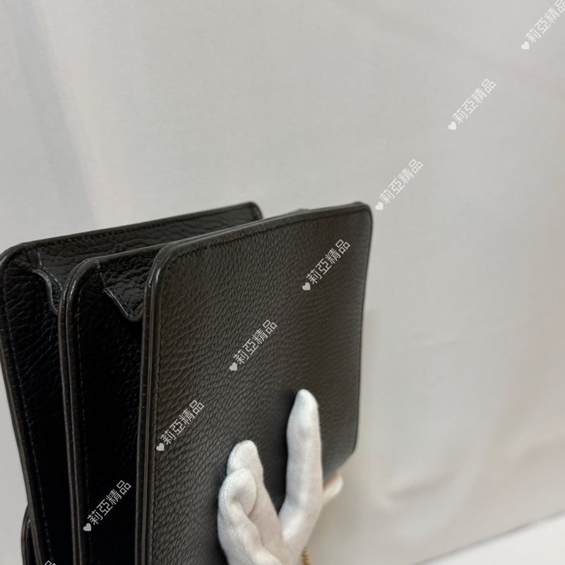 莉亞精品♡ Gucci 風琴鏈條包 二手美包-10