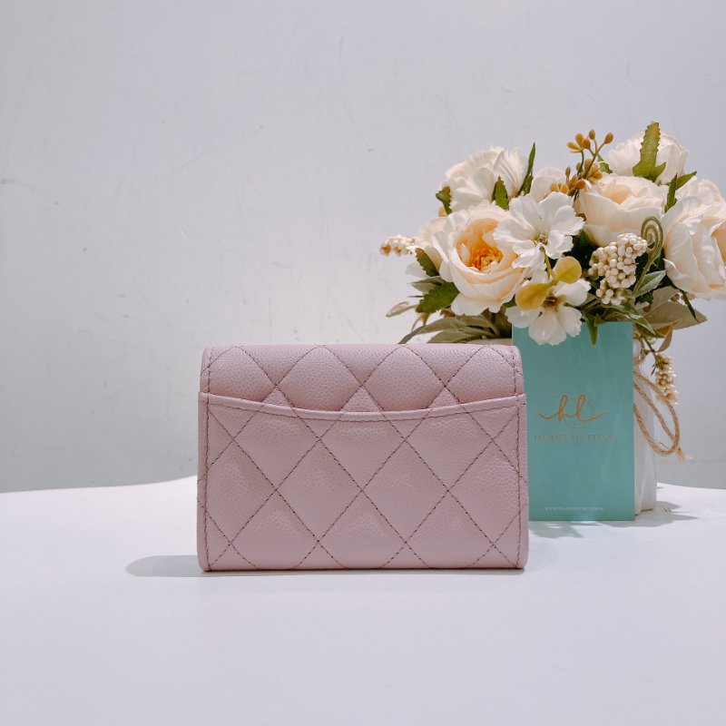 TW4774 Chanel 香奈兒 新款經典翻蓋拉鏈卡包 粉紅色Classic Flap Card Holder With Zipped AP4096 Pink x GHW-1