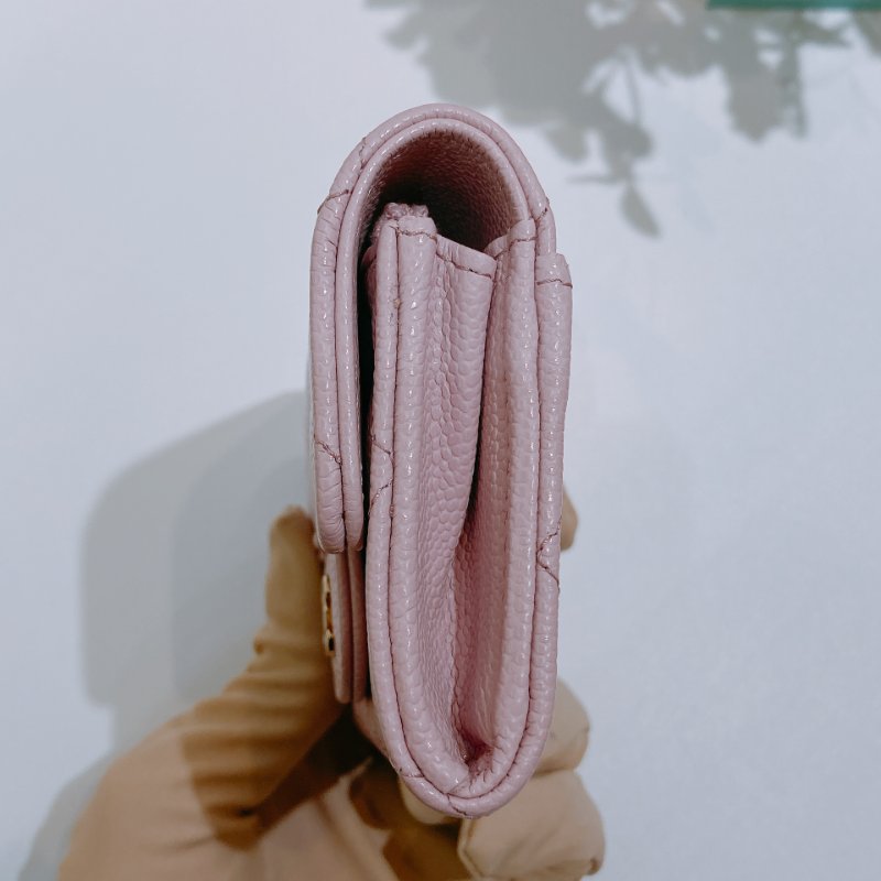 TW4774 Chanel 香奈兒 新款經典翻蓋拉鏈卡包 粉紅色Classic Flap Card Holder With Zipped AP4096 Pink x GHW-3