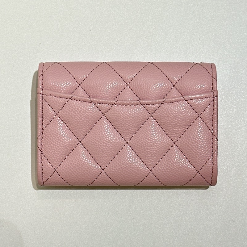 TW4774  Chanel 香奈兒 新款經典翻蓋拉鏈卡包 粉紅色Classic Flap Card Holder With Zipped AP4096 Pink x GHW-11