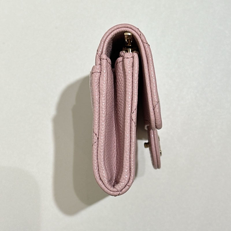 TW4774  Chanel 香奈兒 新款經典翻蓋拉鏈卡包 粉紅色Classic Flap Card Holder With Zipped AP4096 Pink x GHW-13