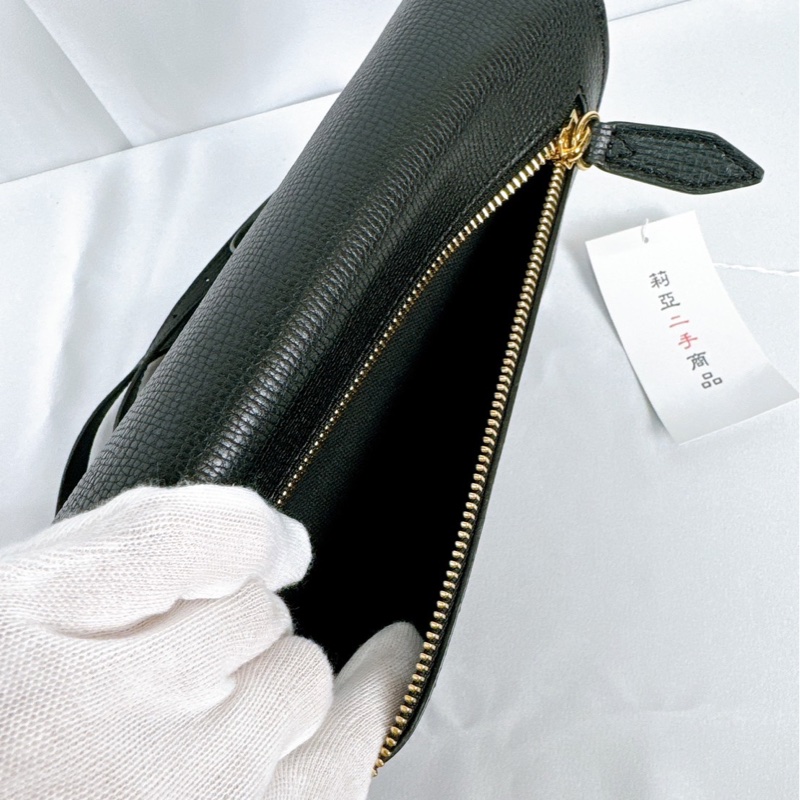 莉亞精品♡ Burberry 格紋信封包 二手美包-11