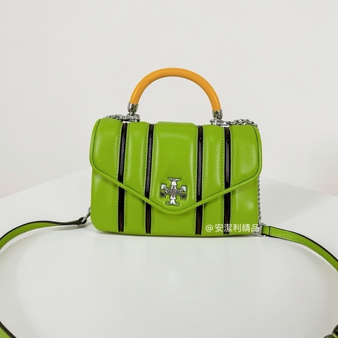 莉亞精品♡ TB 綠色手提包 二手美包