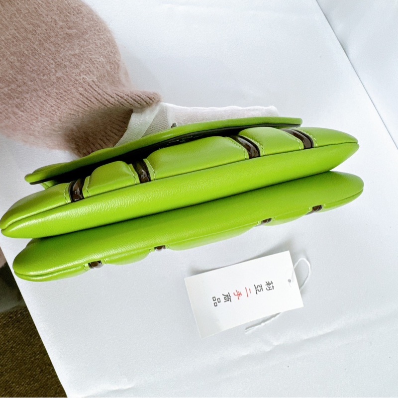 莉亞精品♡ TB 綠色手提包 二手美包-11