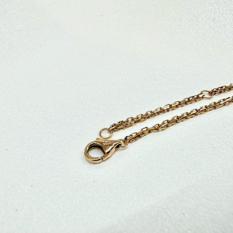 Cartier 玫瑰金LOVE吊墜，2顆鑽石0.03克拉 B7224509-6