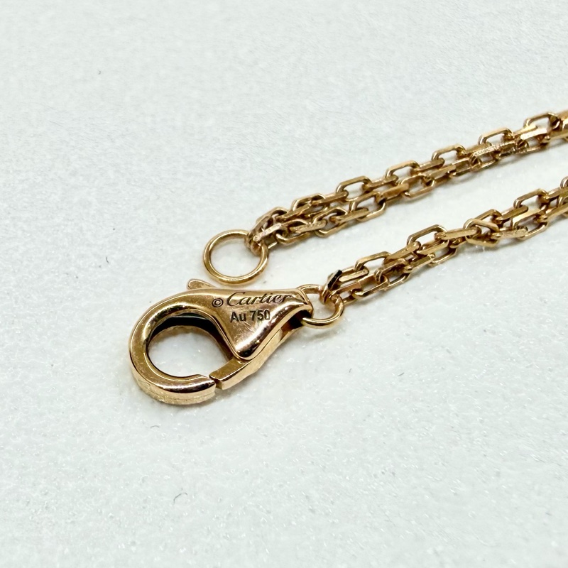 Cartier 玫瑰金LOVE吊墜，2顆鑽石0.03克拉 B7224509-14