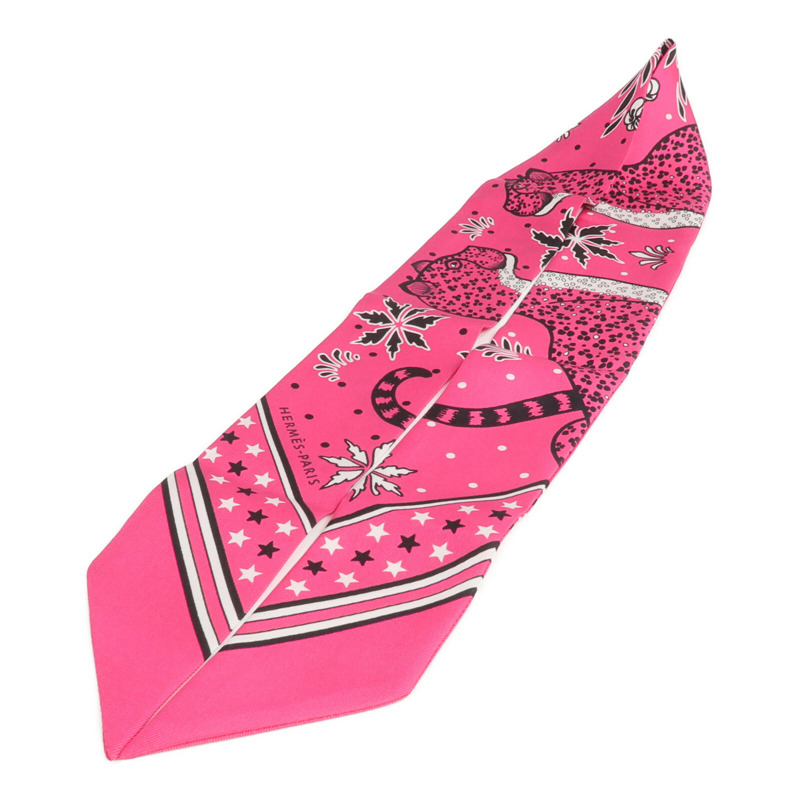 HERMES 絲質Twilly絲巾-2