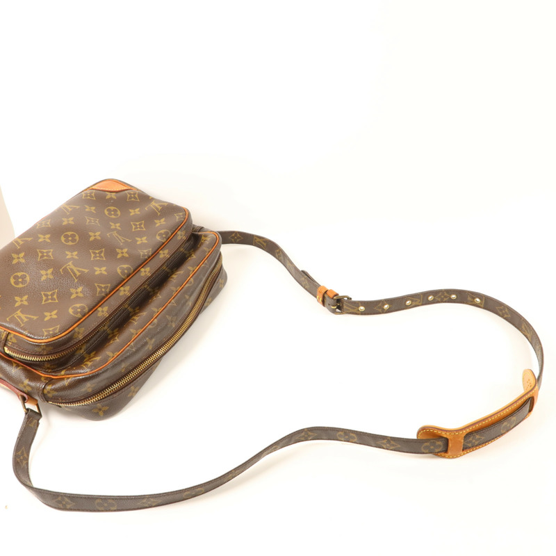LOUIS VUITTON Monogram Nile金扣肩背袋-7