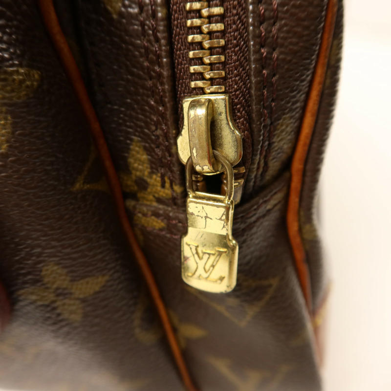 LOUIS VUITTON Monogram Nile金扣肩背袋-9
