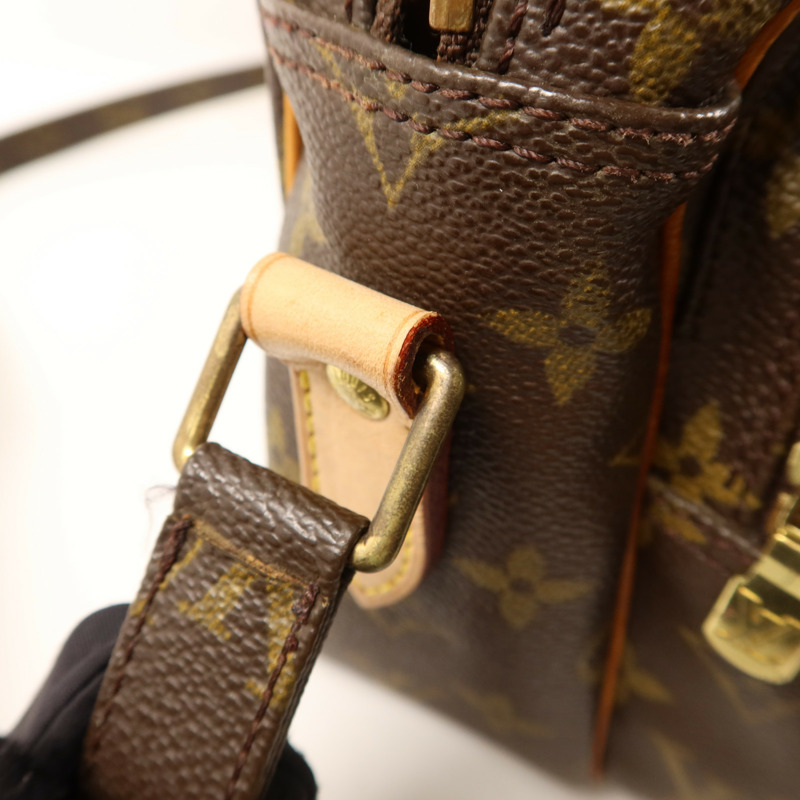 LOUIS VUITTON Monogram Nile金扣肩背袋-10